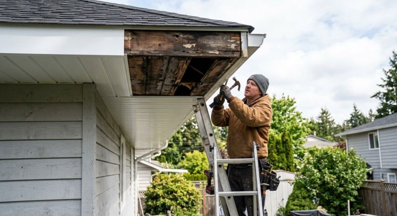 Soffit Damage Repair in Kansas City, KS