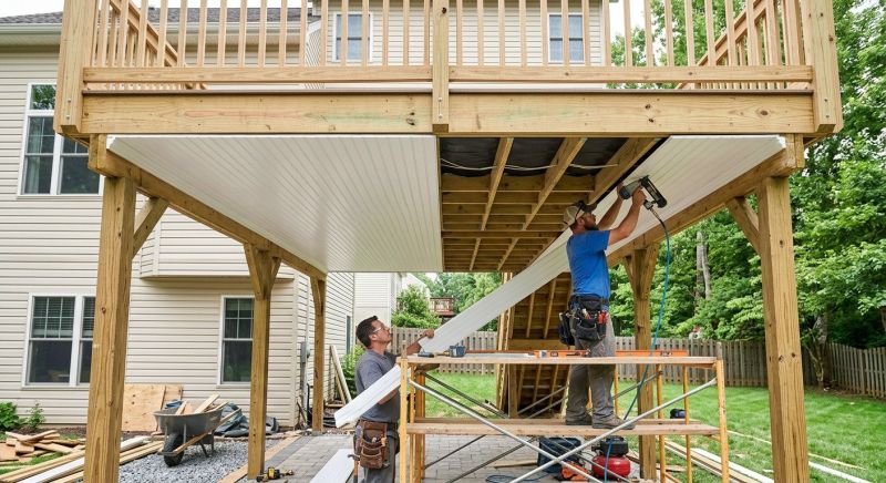 Deck Ceiling Installation in Wilmington, NC