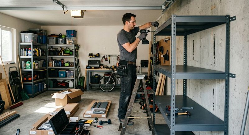 Garage Shelves Installation in Fairfax, VA