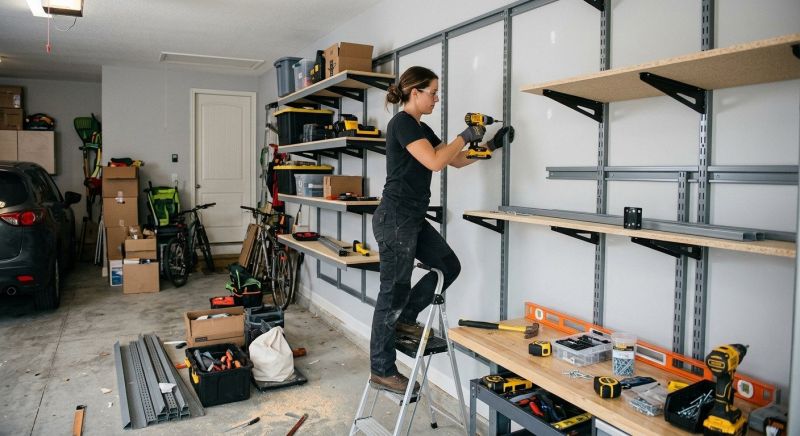 Garage Shelves Installation in Silver Spring, MD