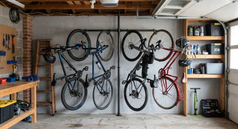 Garage Tool Rack Installation in Loudoun County, VA