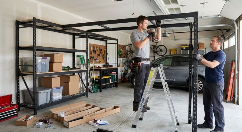 Garage Tool Rack Installation in Silver Spring, MD