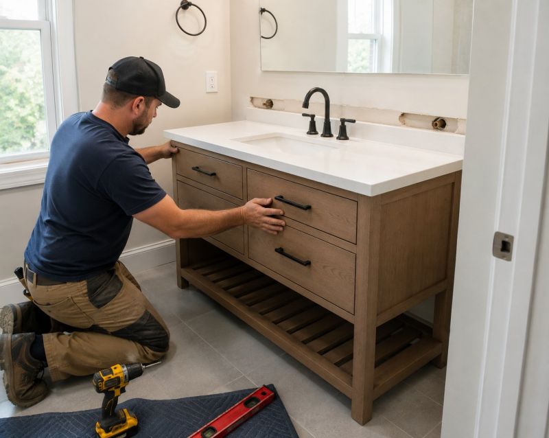 Vanity Cabinet Installation in Indianapolis, IN